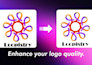 convert your ai or lowres logo to clean printready vector
